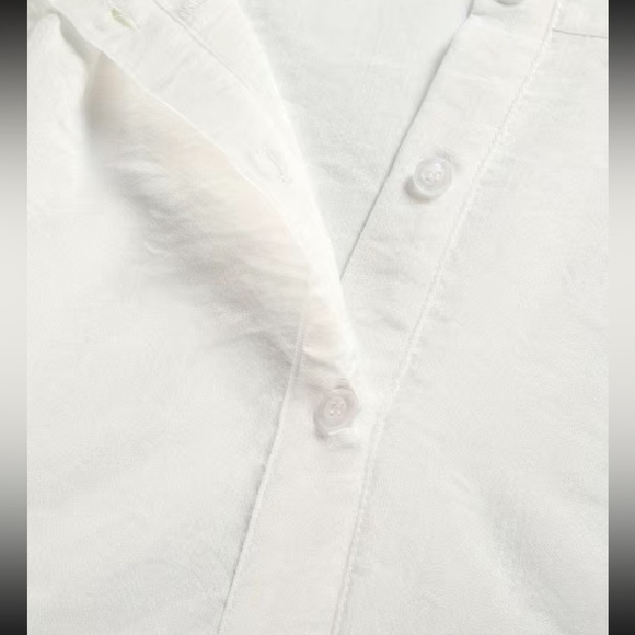 Boho shirred lantern sleeve blouse - Picture 8 of 15